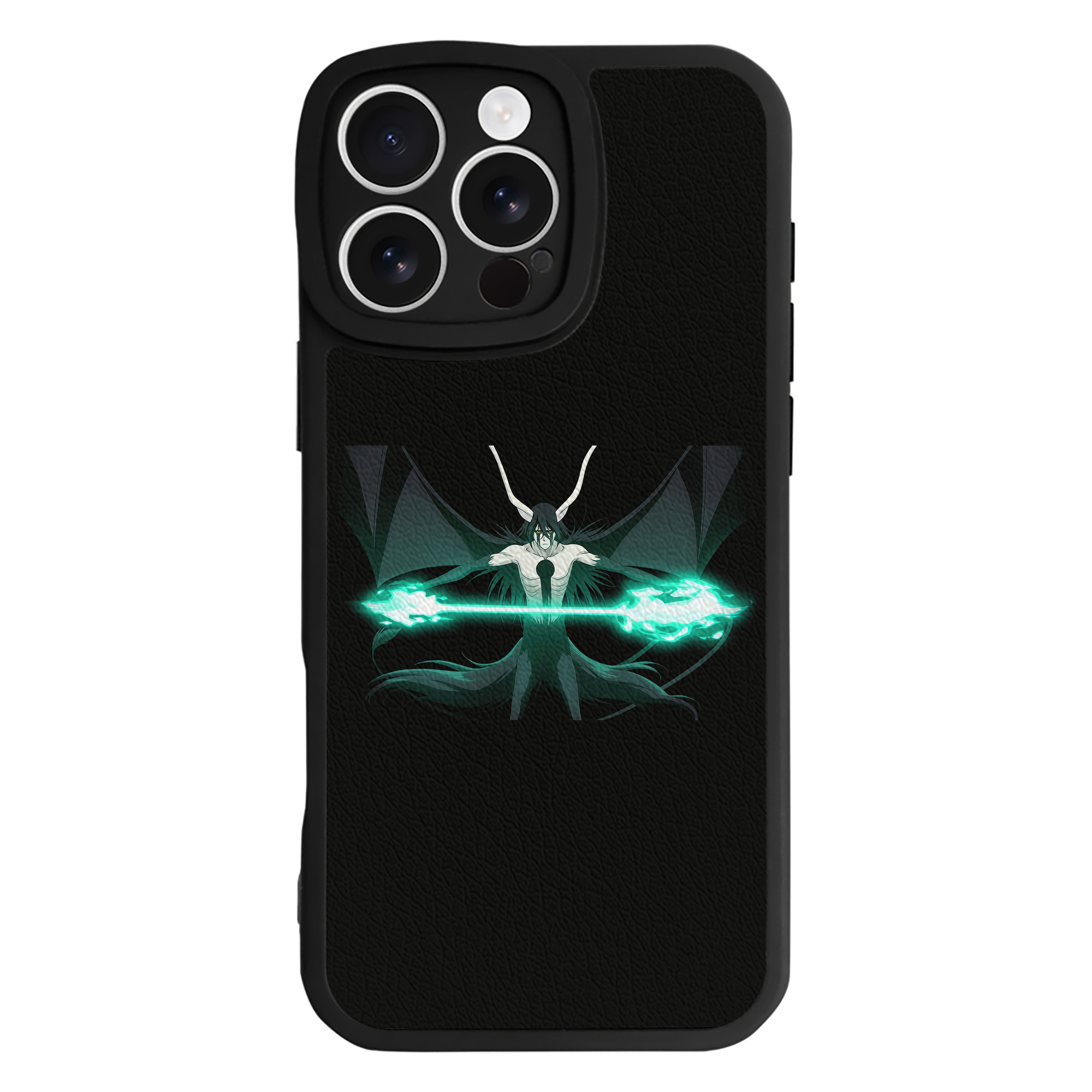（画像用） ブリーチ ウルキオラ·シファー BLEACH Ulquiorra cifer 【iPhone 16シリーズ対応】シリコンスマホケース（レザー調） 材質：シリコン